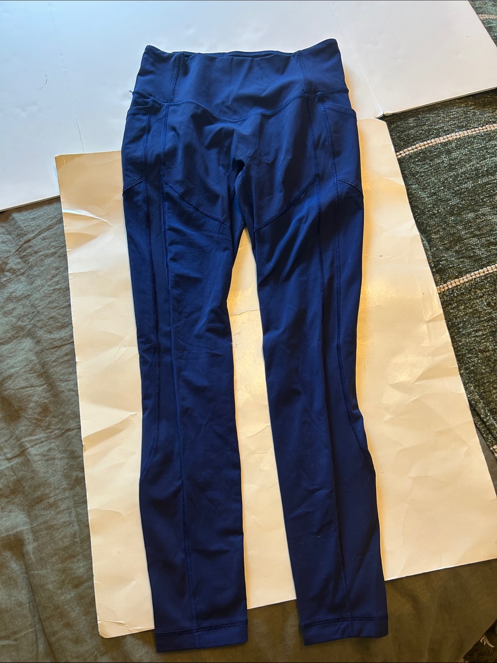 Lululemon Navy High-Waist Athletic Leggings